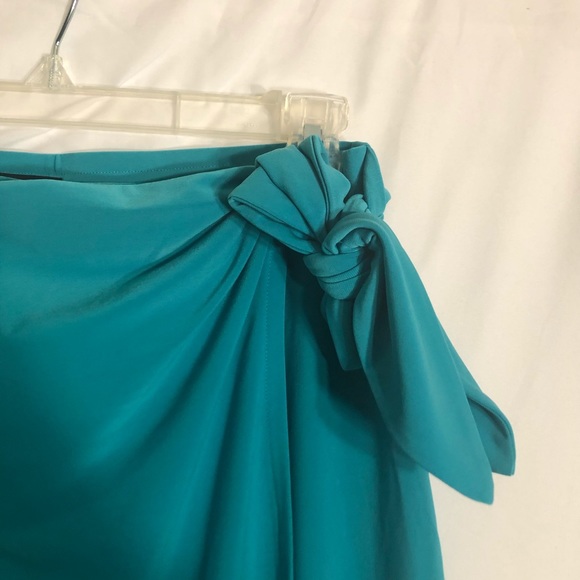 ♥️ NWOT Roz & Ali Faux Wrap Midi Skirt - Picture 2 of 5